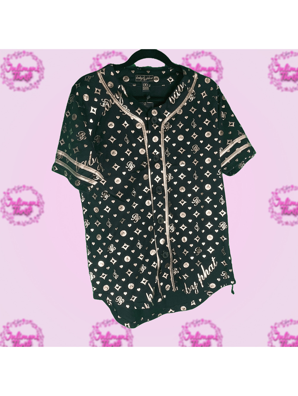 Baby Phat Gold + Black Shirt
